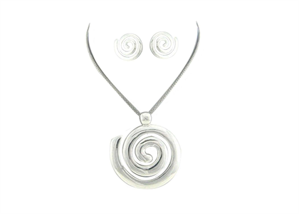 White Gold Plated | Fashion Pendant Sets